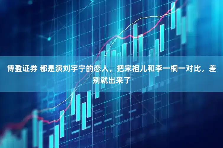 博盈证券 都是演刘宇宁的恋人，把宋祖儿和李一桐一对比，差别就出来了